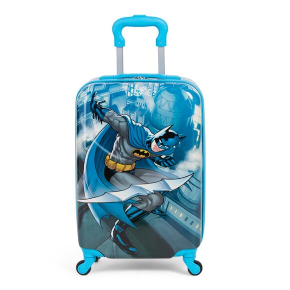 BATMAN Blue 22in Rooftop Scene Carry-on Spinner - Picture 1 of 2